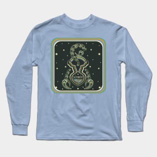 Scorpio 70s style art Long Sleeve T-Shirt